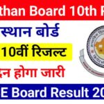 Rajasthan Board Result 10th